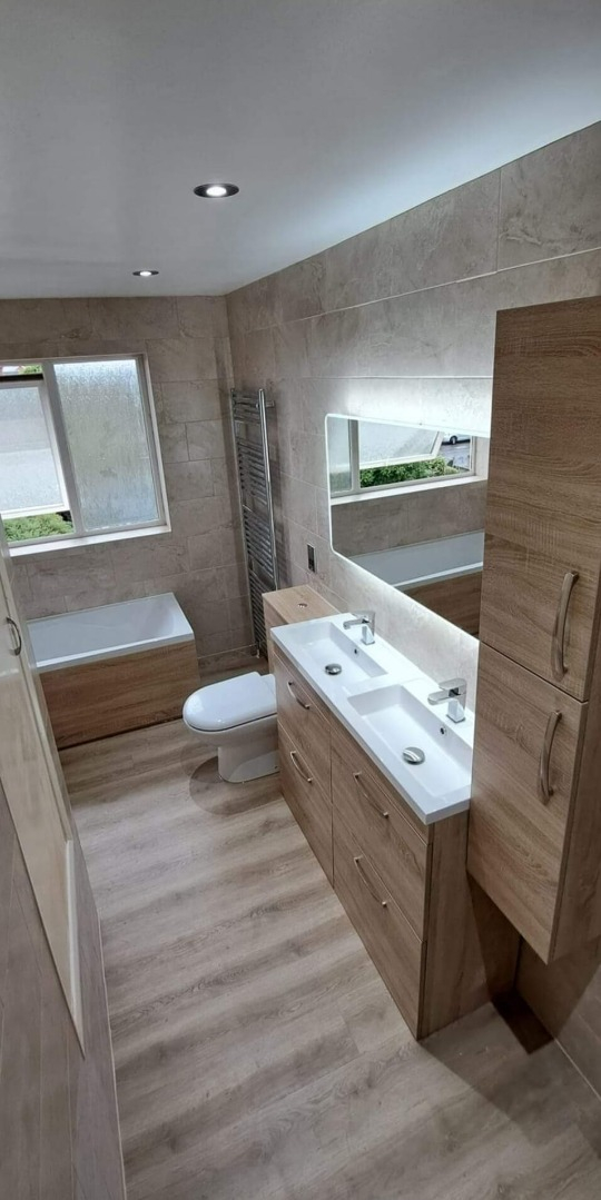 Built in cabinets bathroom refit